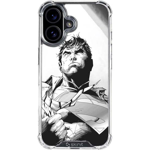 DC Comics Superman Unchained #1 SD Comic Con Variant Cover New 52 Art by Jim Lee iPhone 16 Clear Case